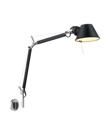 Tolomeo Micro Parete / Væglampe, sort