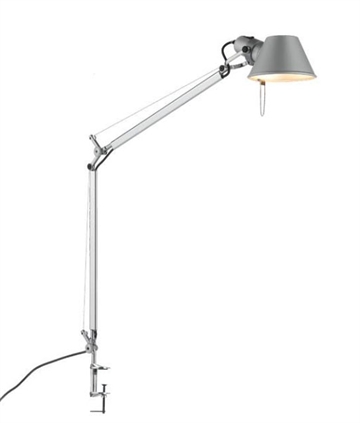 Tolomeo bordlampe, aluminium m/bordklemme