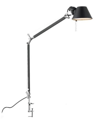 Tolomeo bordlampe, sort m/bordklemme