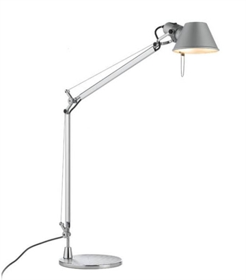 Tolomeo bordlampe, aluminium m/bordfod