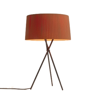 Tripode M3 bordlampe, terracotta