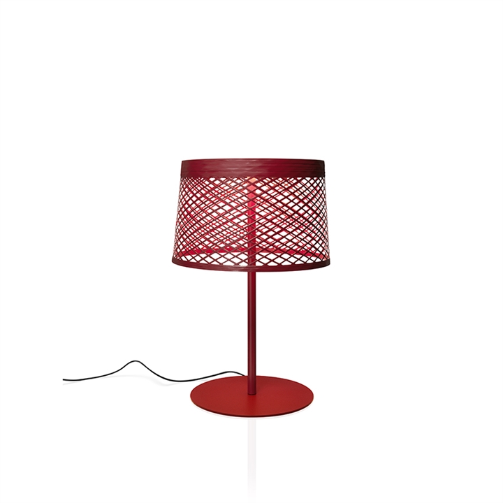 Twiggy Grid XL udendørs bordlampe, rød