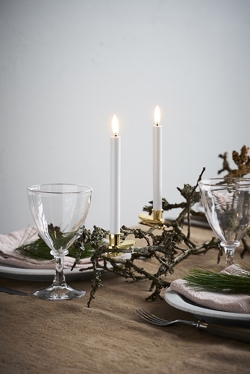 LED juletræslys, White, 2-pak, 1,3x13,8cm