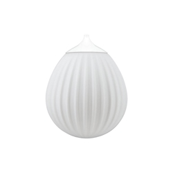 Around the World mini pendelskærm, opal/hvid