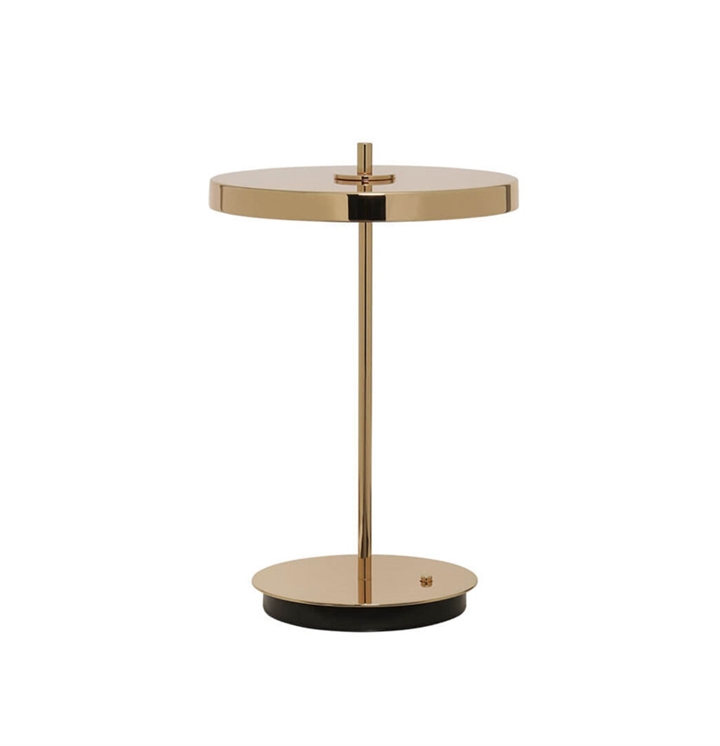 Asteria Move Monochrome batteri-/bordlampe, messing