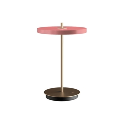 Asteria Move batteri-/bordlampe, rose/messing