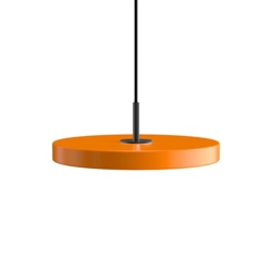 Asteria mini pendel, orange/sort