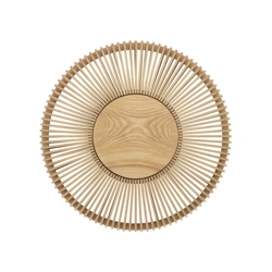 Clava Up Wood large væglampe, eg