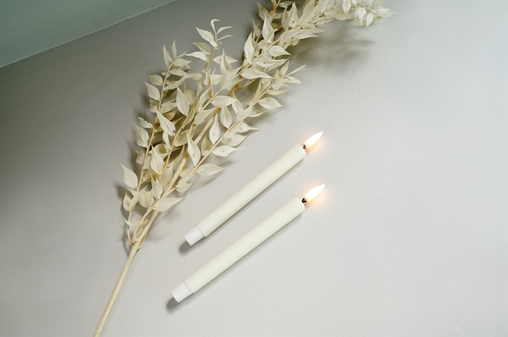 LED juletræslys, Nordic White, 2-pak, 1,3x13,8cm