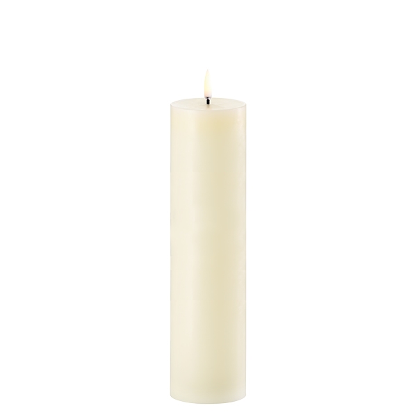 LED Bloklys Ivory Smooth 5 8x22 Cm Fra Uyuni