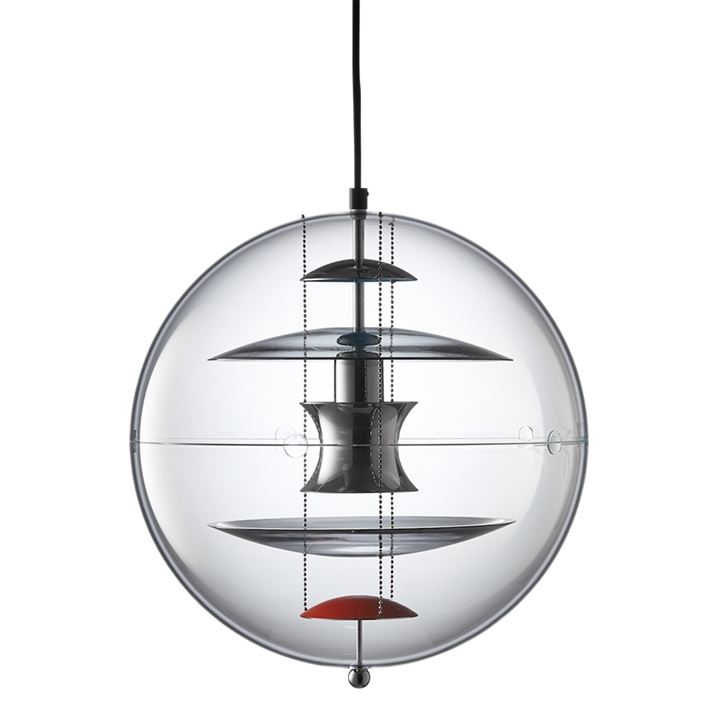 VP Globe pendel Ø40, farvet glas