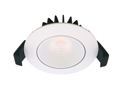 LED Downlight 5W, indbygning, mat hvid