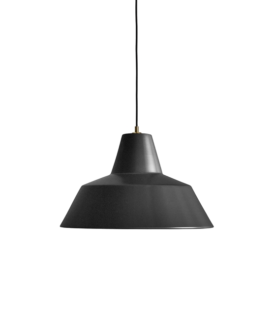 Workshop pendel W4, mat sort billede