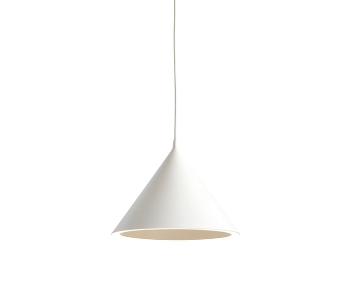 Annular pendel lille, hvid