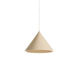 Annular pendel lille, beige