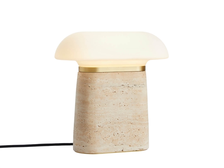 Nova bordlampe, travertin