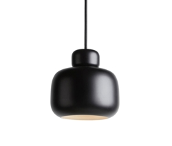 Stone pendel stor, sort