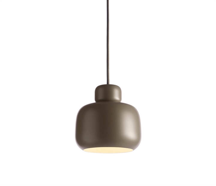 Stone pendel lille, taupe
