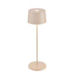 Olivia batterilampe / bordlampe, sand