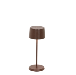 Olivia micro batterilampe / bordlampe, corten