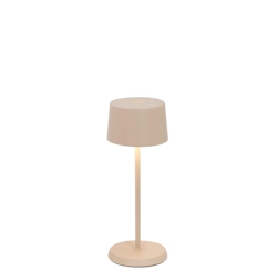 Olivia micro batterilampe / bordlampe, sand