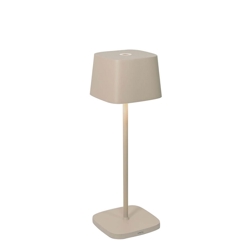 Ofelia batterilampe / bordlampe, sand
