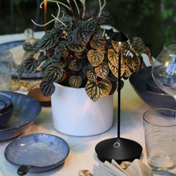 Pina batterilampe/bordlampe, sort