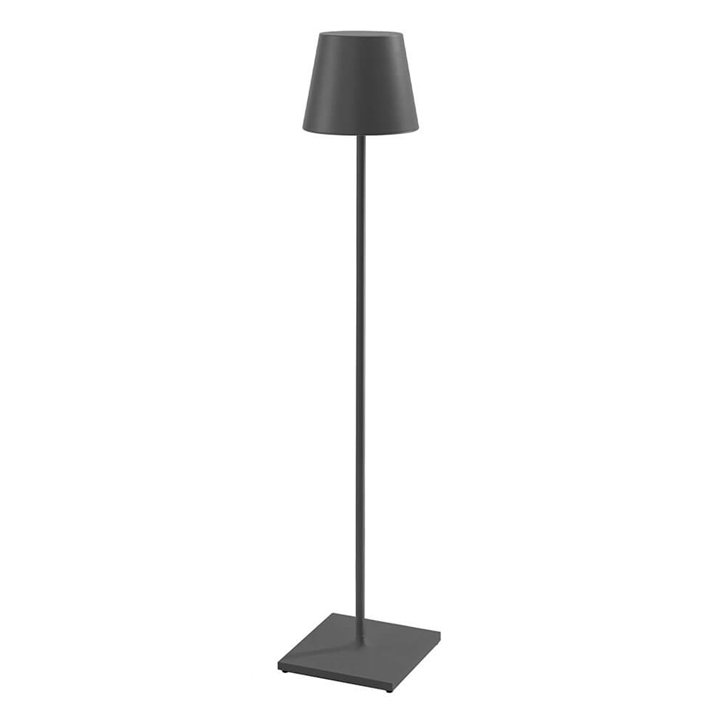 Poldina XXL batterilampe / gulvlampe, mørkegrå