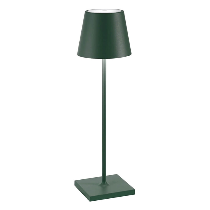 Poldina batterilampe / bordlampe, mørkegrøn
