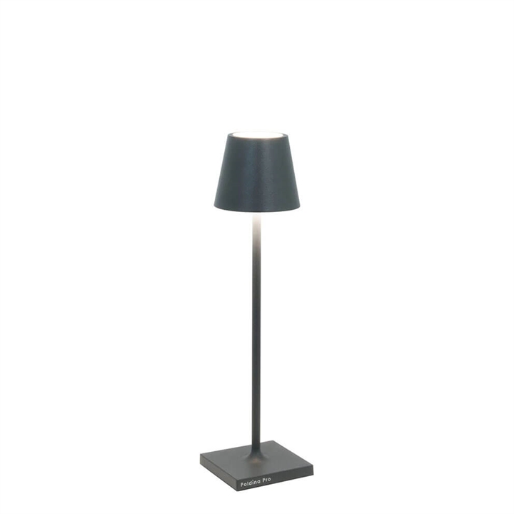 Poldina micro batterilampe / bordlampe, mørkegrå