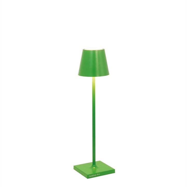 Poldina micro batterilampe / bordlampe, æblegrøn