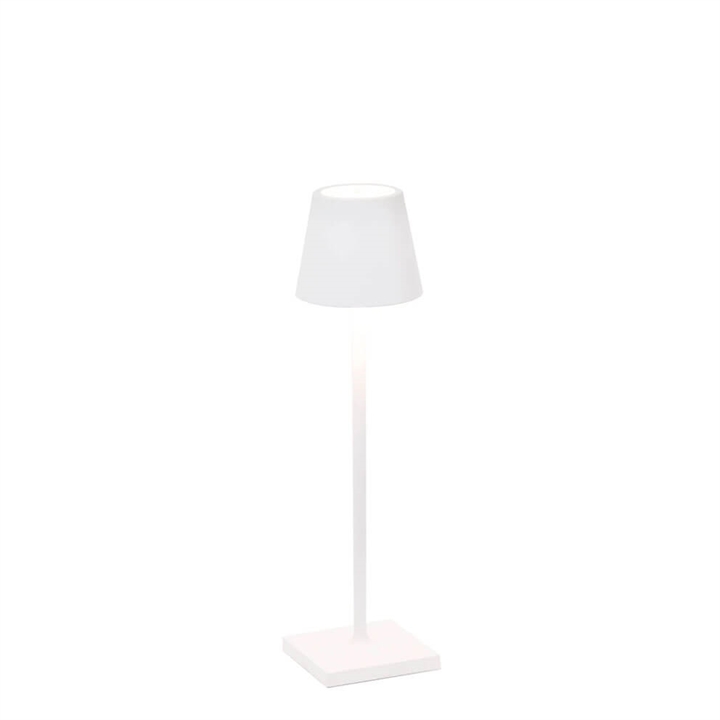Poldina micro batterilampe / bordlampe, hvid