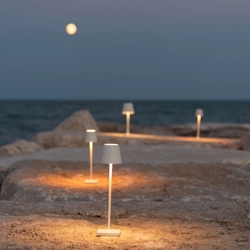 Poldina micro batterilampen i hvid