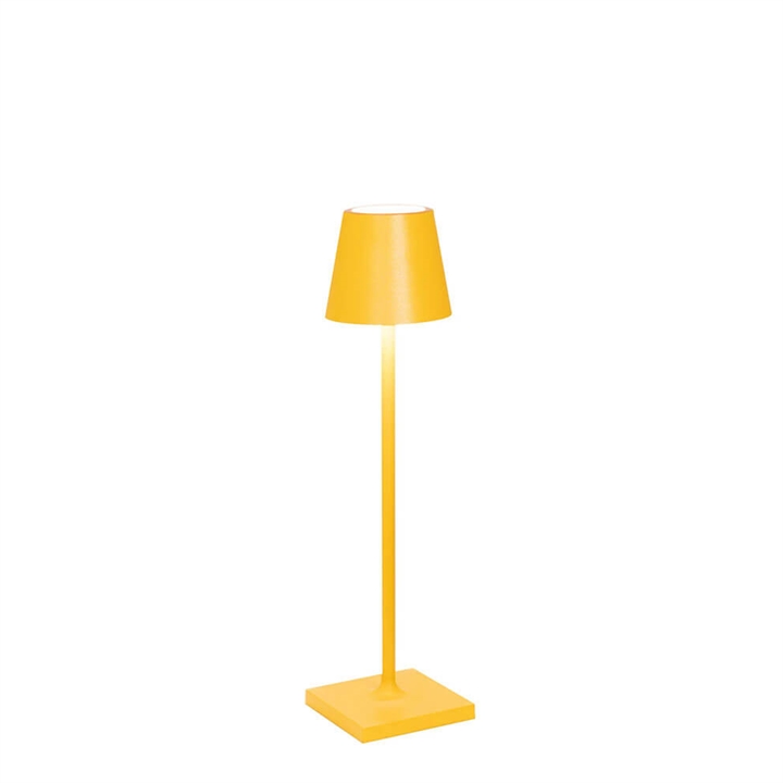 Poldina micro batterilampe / bordlampe, okkergul