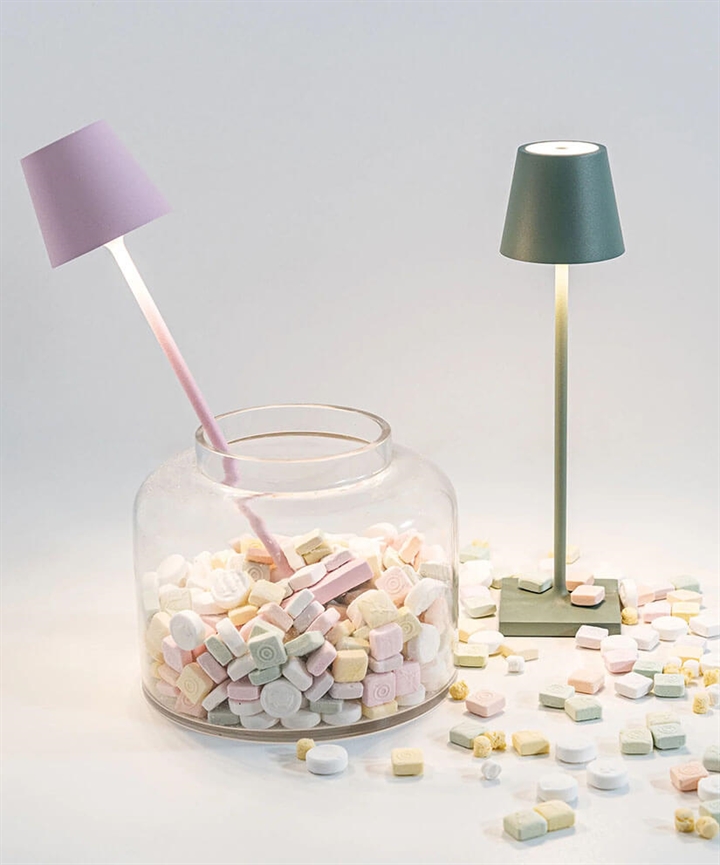 Poldina micro i pink og salviegrøn