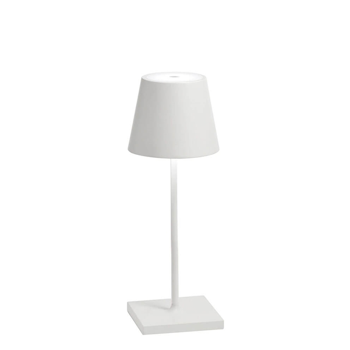 Poldina mini batterilampe / bordlampe, hvid