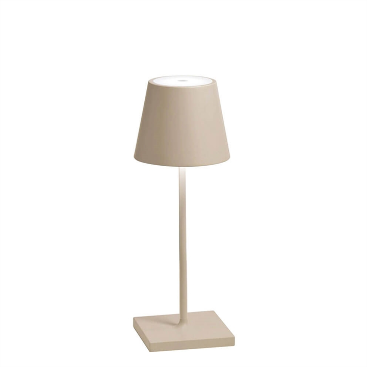 Poldina mini batterilampe / bordlampe, sand