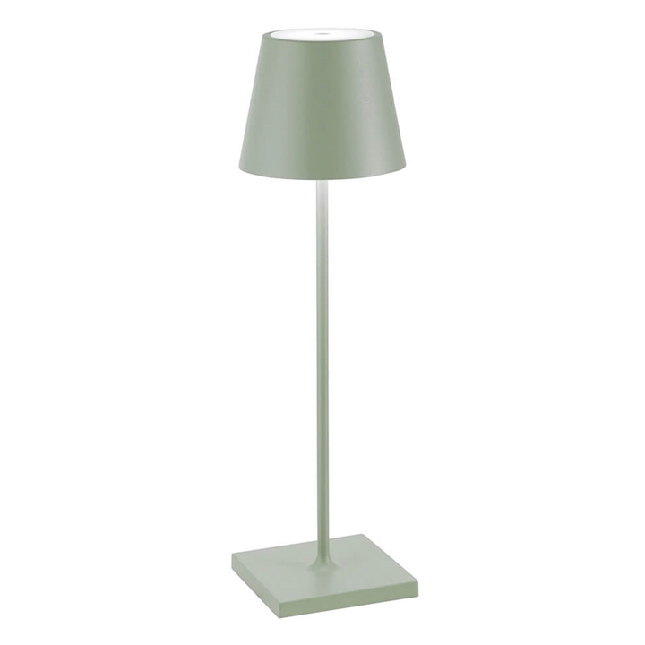 Poldina batterilampe / bordlampe, salviegrøn
