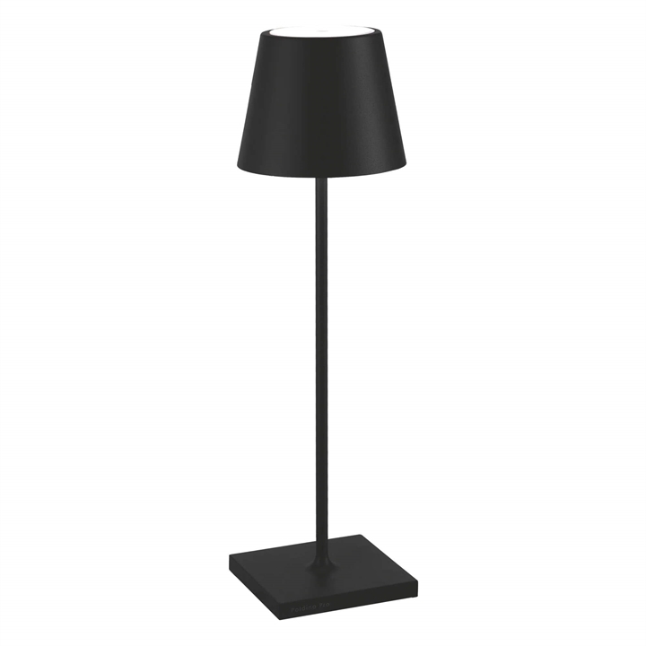 Poldina batterilampe / bordlampe, sort