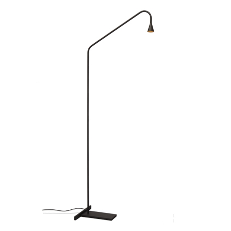 Austere gulvlampe, gunmetal