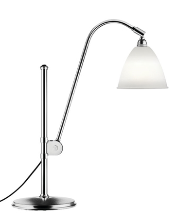 Bestlite BL1 bordlampe, krom/porcelæn