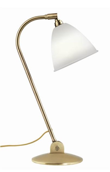 Bestlite BL2 bordlampe, messing/porcelæn