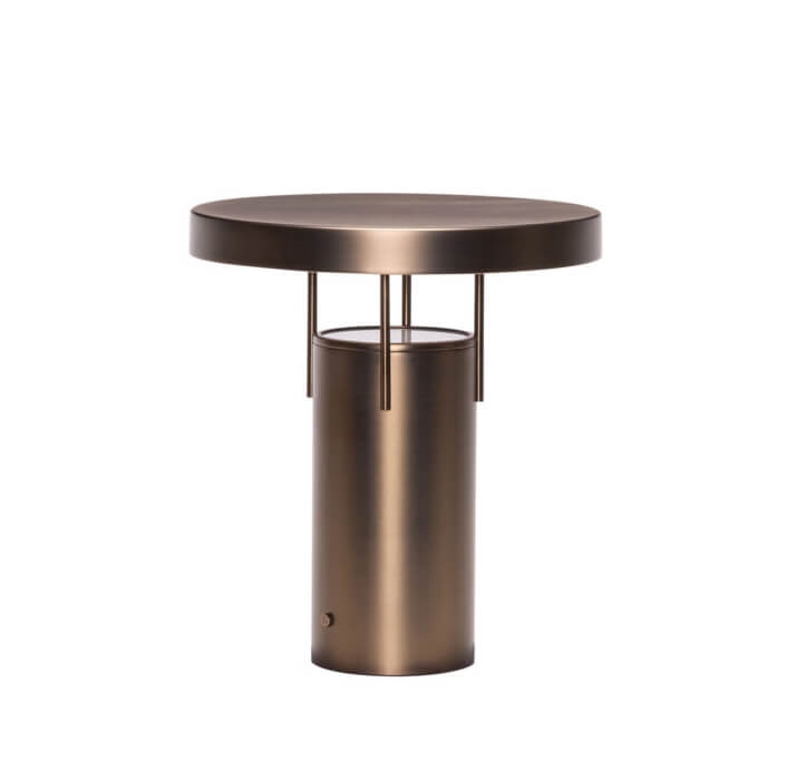 BringMe Portable bordlampe / batterilampe, bruneret messing