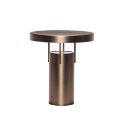 BringMe Portable bordlampe / batterilampe, bruneret messing