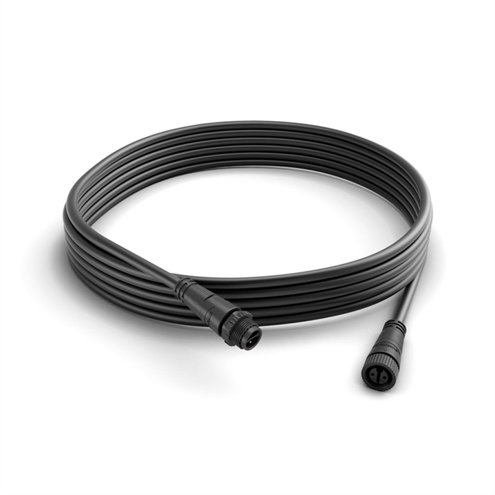 Philips Hue LV Cable udendørs forlængerkabel 5m, sort
