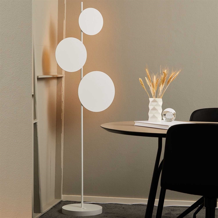 Ambiente gulvlampe, hvid