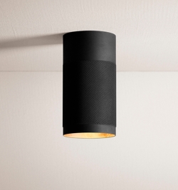 Thorup Copenhagen Patrone påbygnings loftspot/downlight, sort-bruneret messing, 120 mm