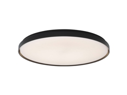 Dekorationsring til Clara Væg- og Loftlampe, Sort røgfarvet / smoke