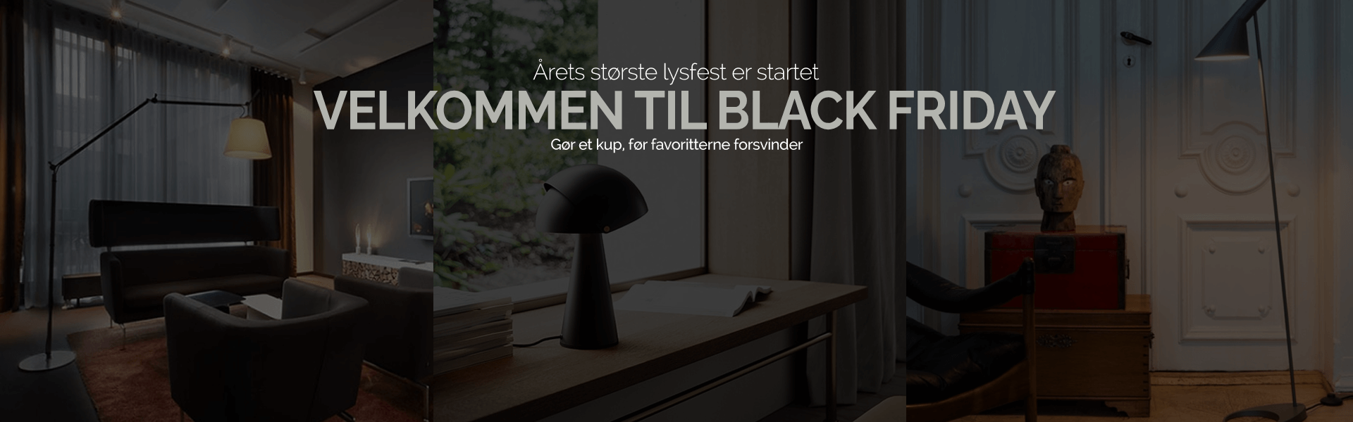 Køb lamper til særpris på Black Friday hos Lamper.dk