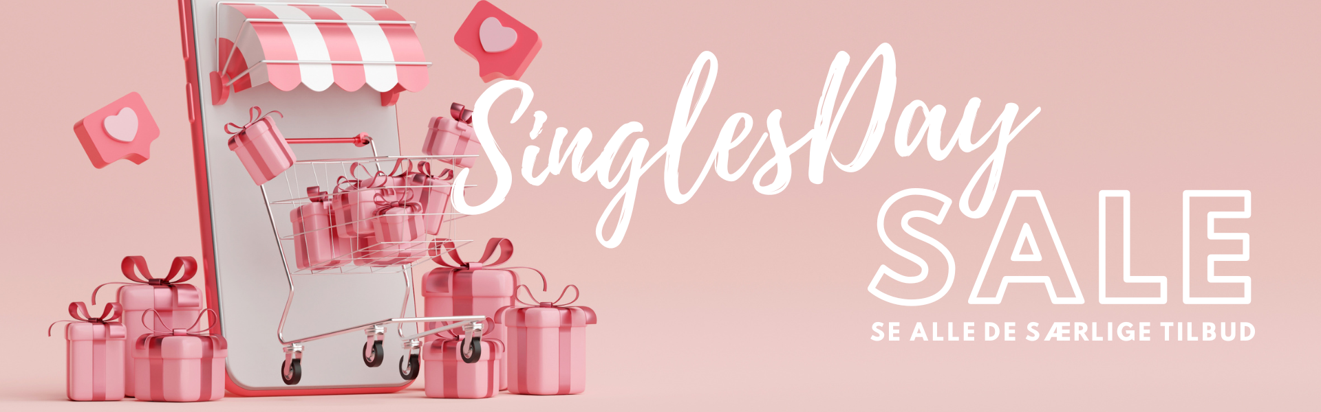 Shop belysning på Singles Day hos Lamper.dk